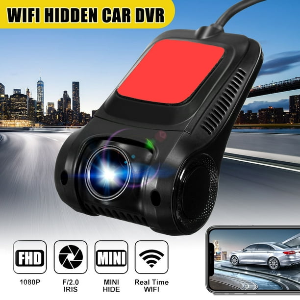 Auto Car HD Hidden DVR Wireless WIFI Connect Video Recorder Dash Cam Dual Lens
